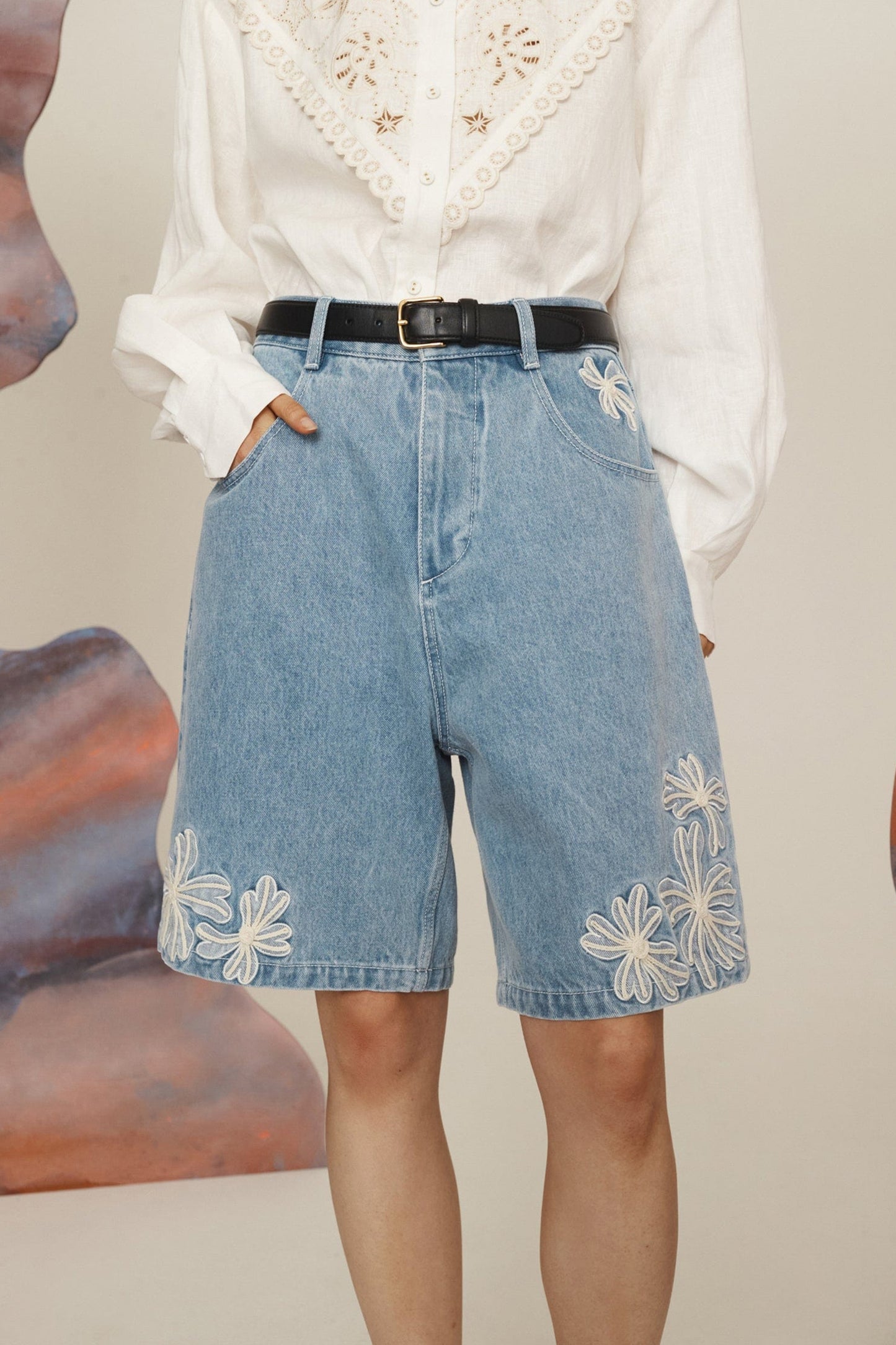 Charlene Denim Short