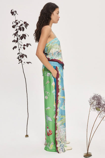 Daria Silk Scarf Top