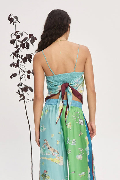 Daria Silk Scarf Top