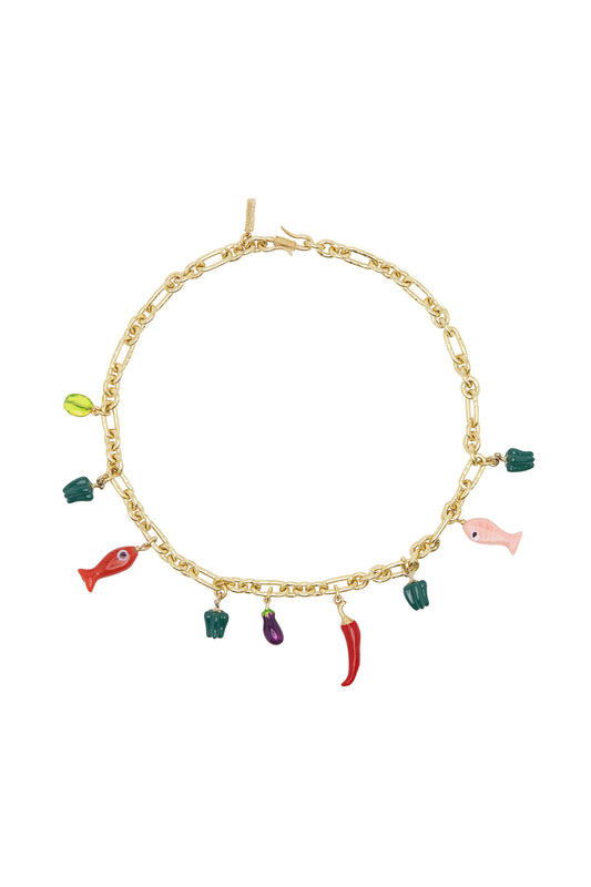 Tesori Fish Bead Necklace