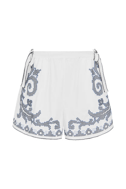 Hazel Embroidered Short