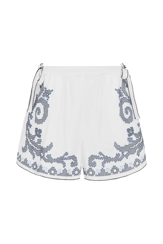 Hazel Embroidered Short