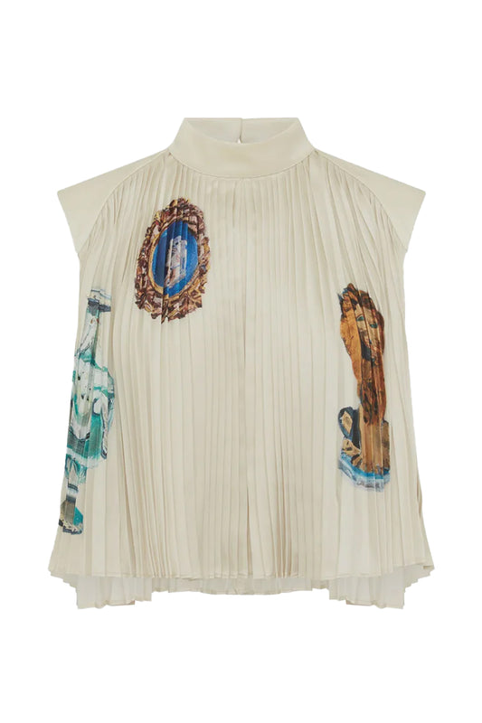 Orazio Pleated Top