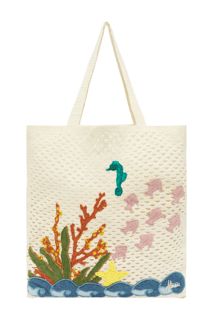 Splash Crochet Tote