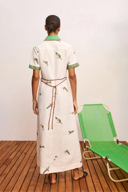 Wanda Embroidered Shirtdress