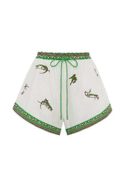 Wanda Embroidered Short