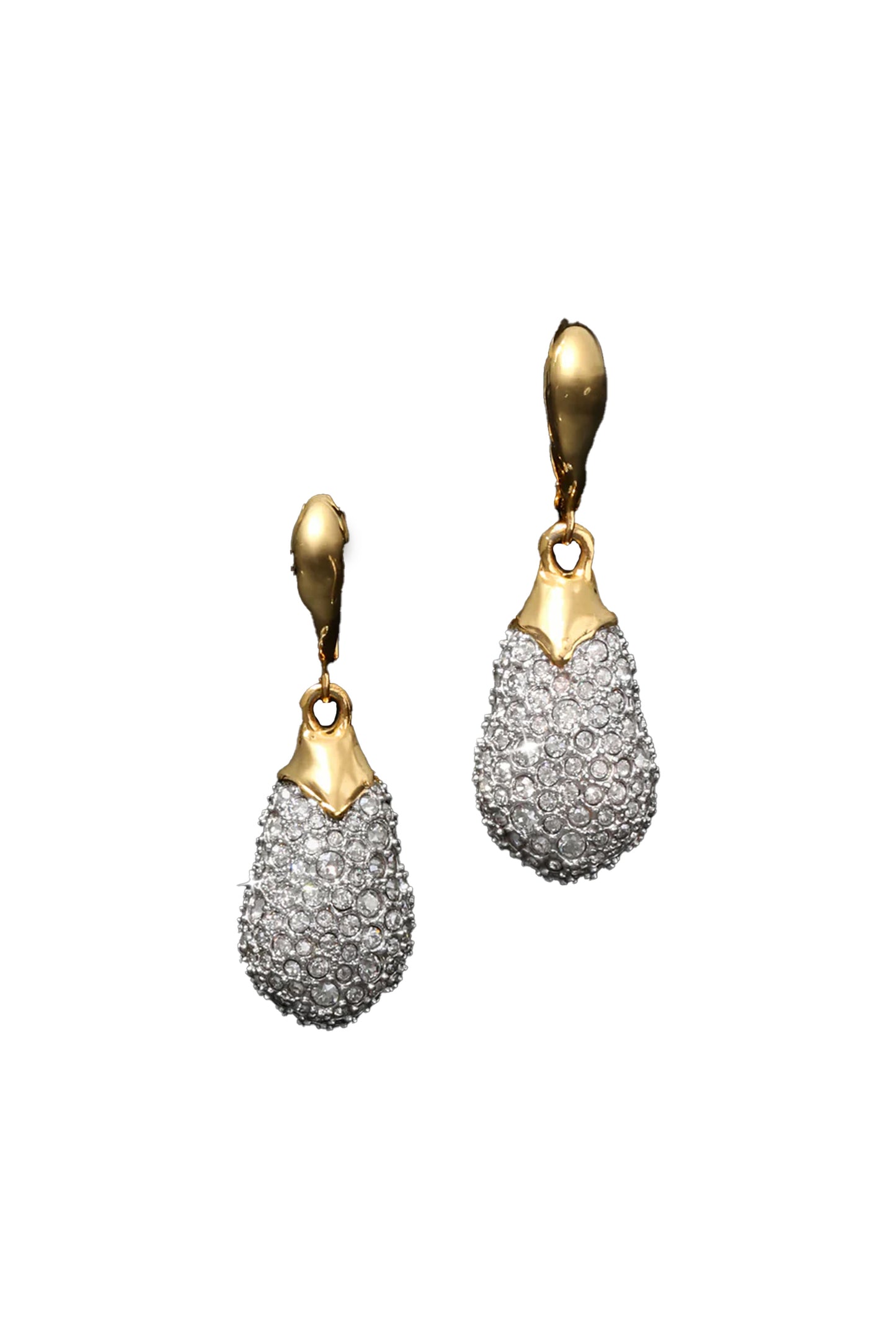 Solanales Crystal Teardrop Earring