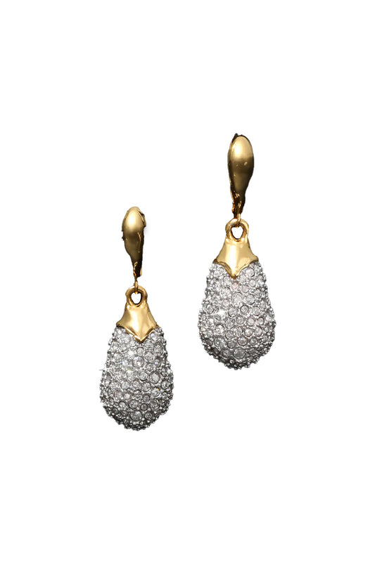 Solanales Crystal Teardrop Earring