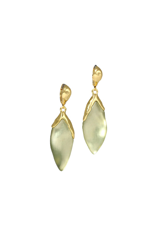 Lucite Petal Earrings