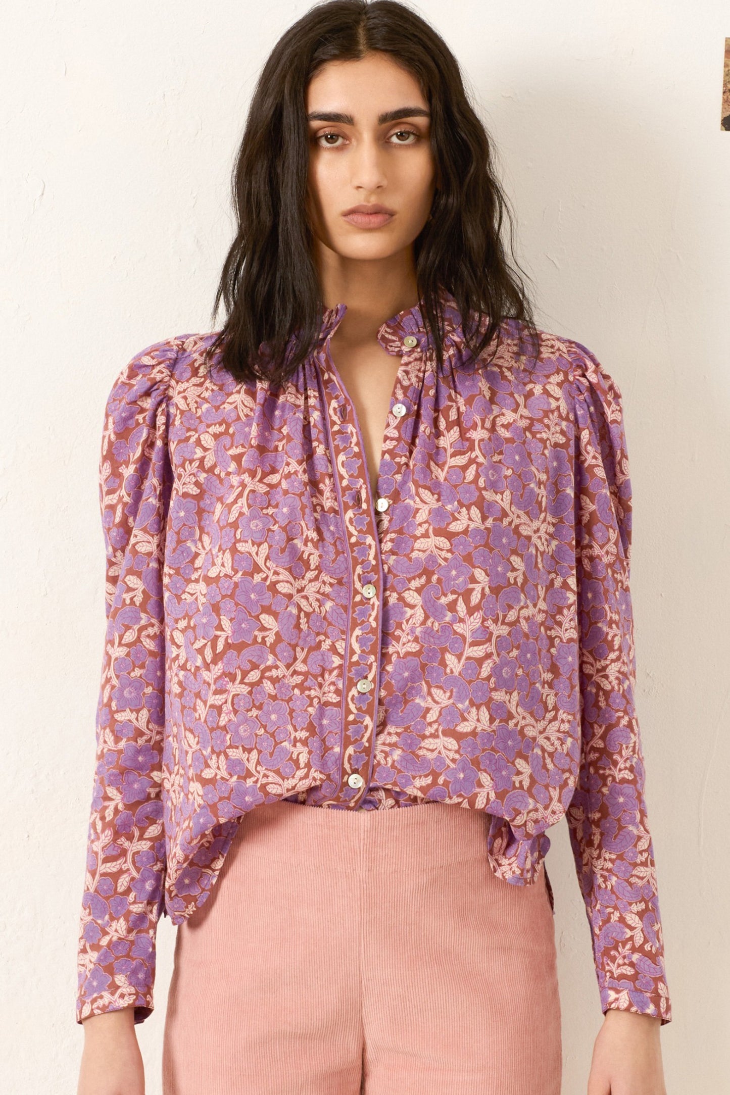 Artemis Twilight Floral Shirt