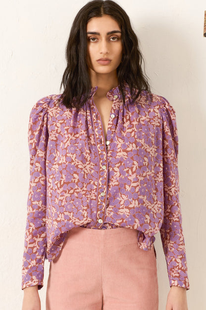 Artemis Twilight Floral Shirt