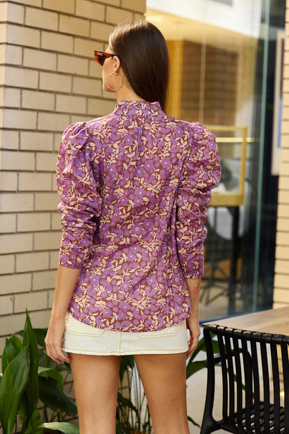 Artemis Twilight Floral Shirt