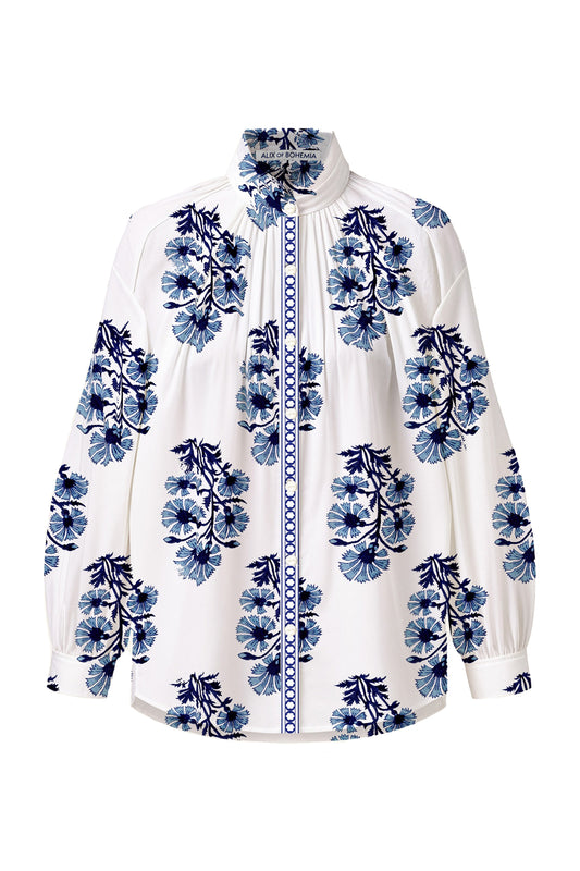 Kiki Aqua Bloom Shirt