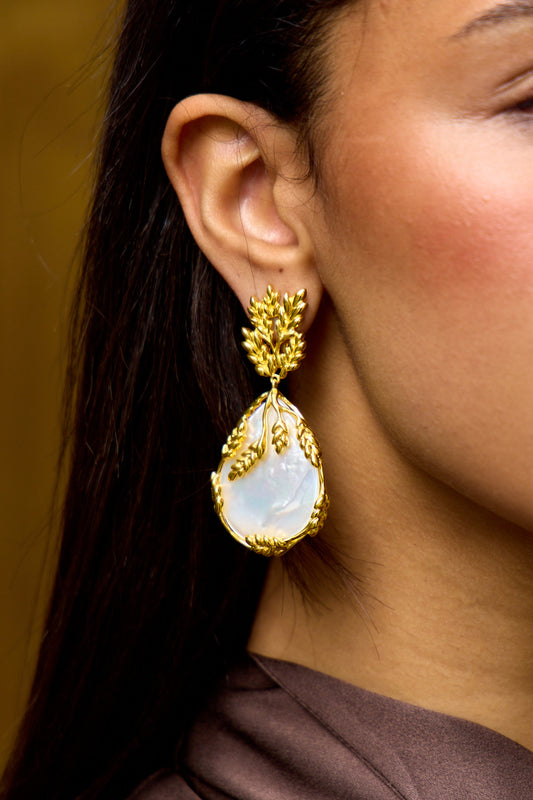 Francoise Pendant Clip Earrings