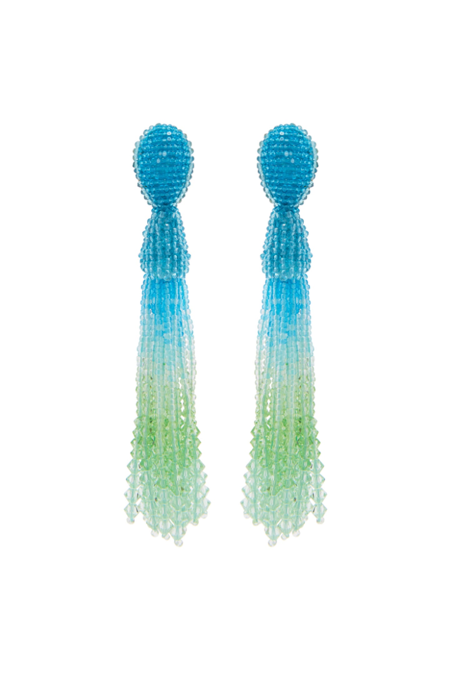 Beaded Ombre Tassel Earring