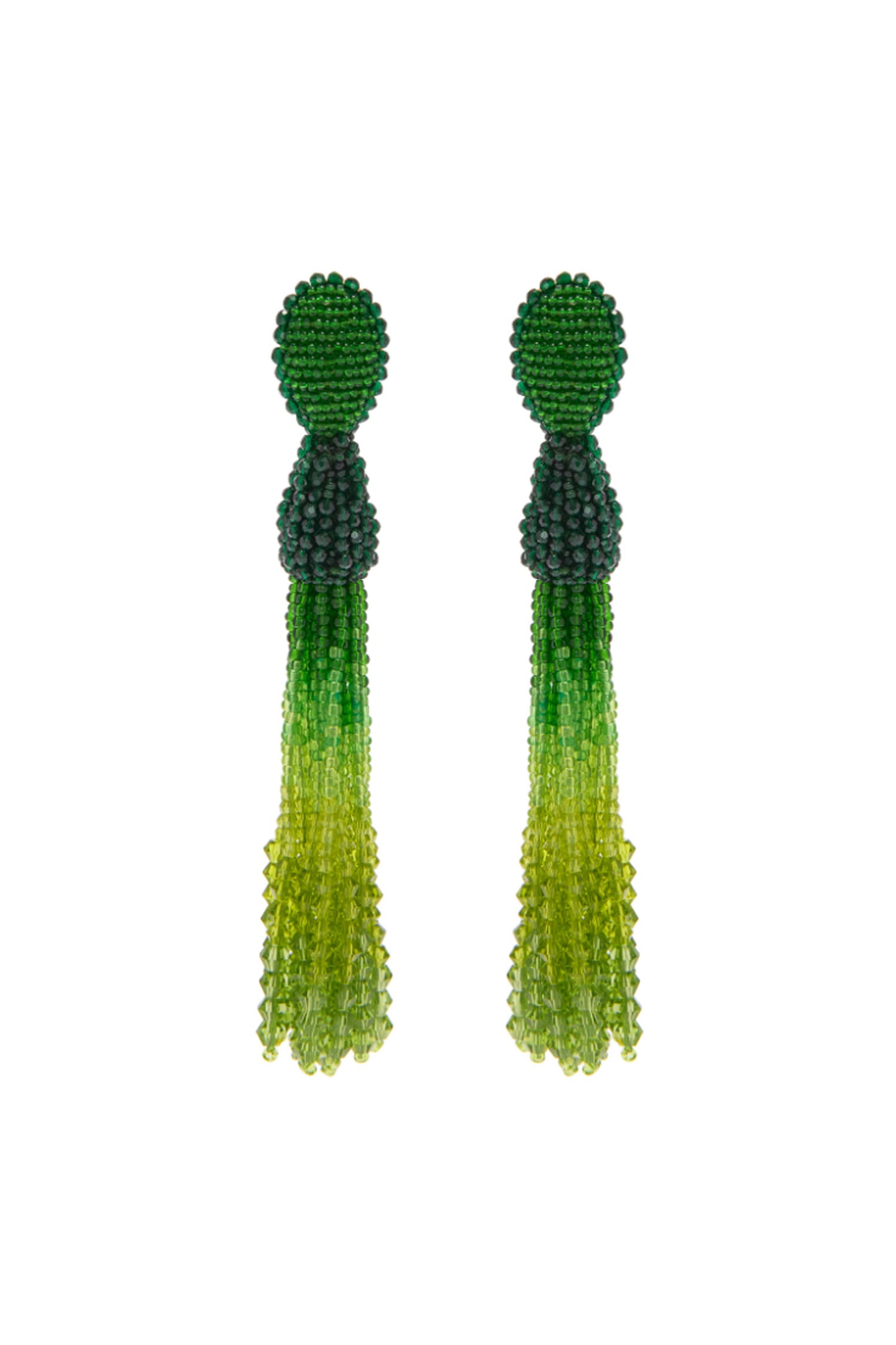 Beaded Ombre Tassel Earring