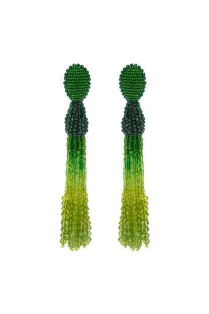 Beaded Ombre Tassel Earring