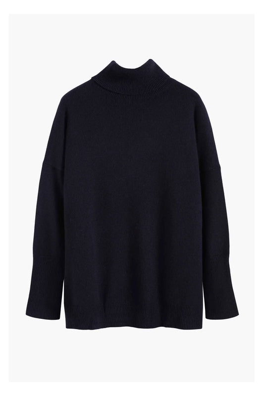 Relaxed Polo Sweater