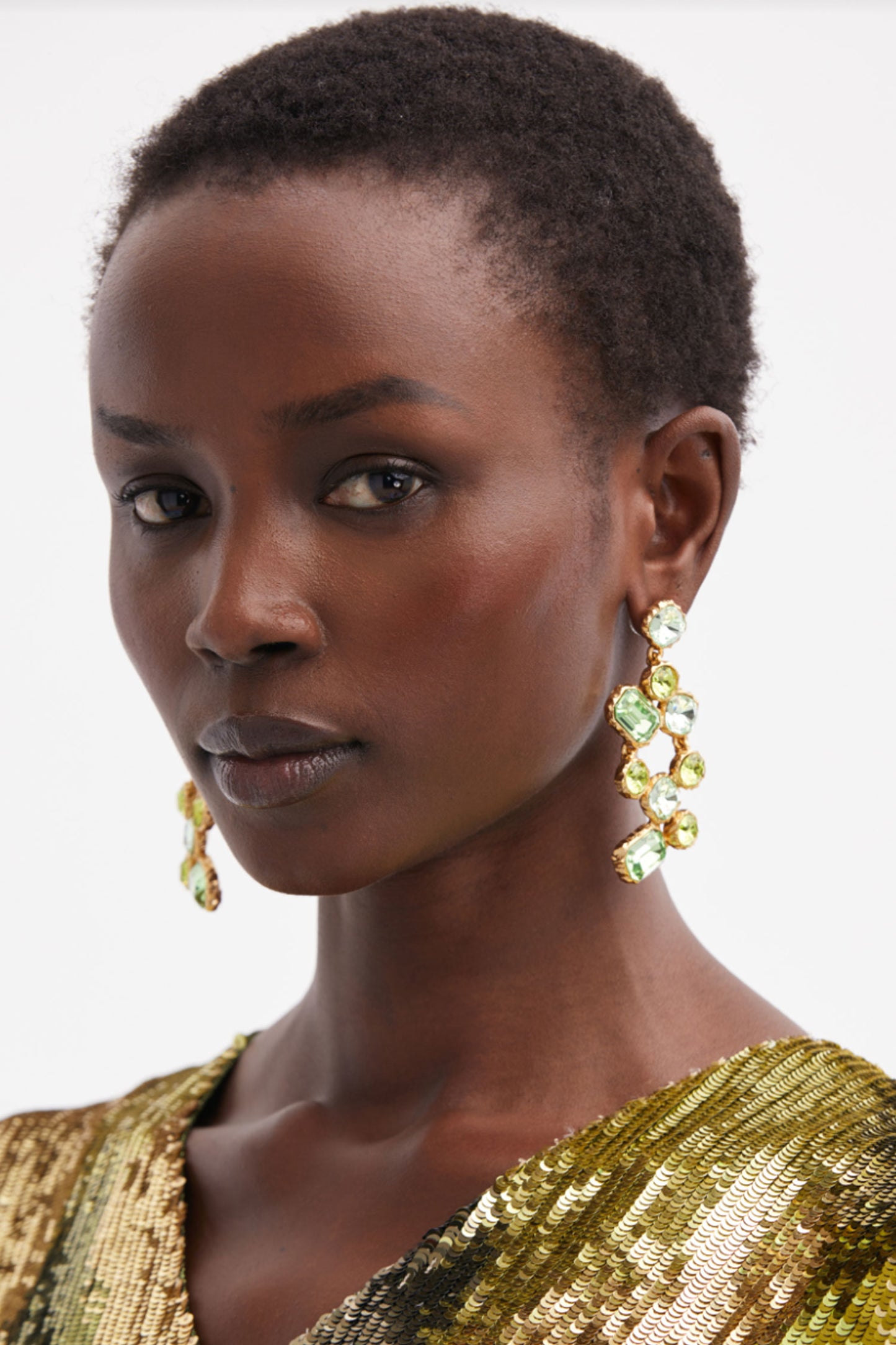 Crystal Scramble Earring