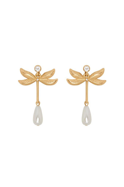 Double Wing Dragonfly Earring