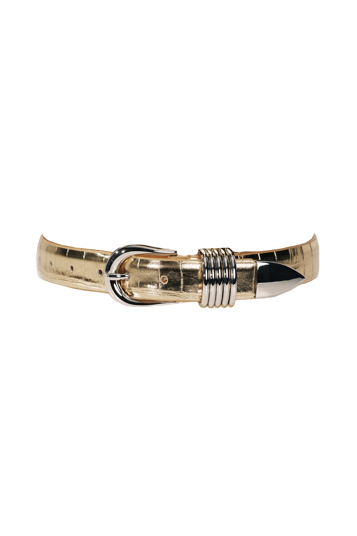 Hollyhock Mirror Croco Belt