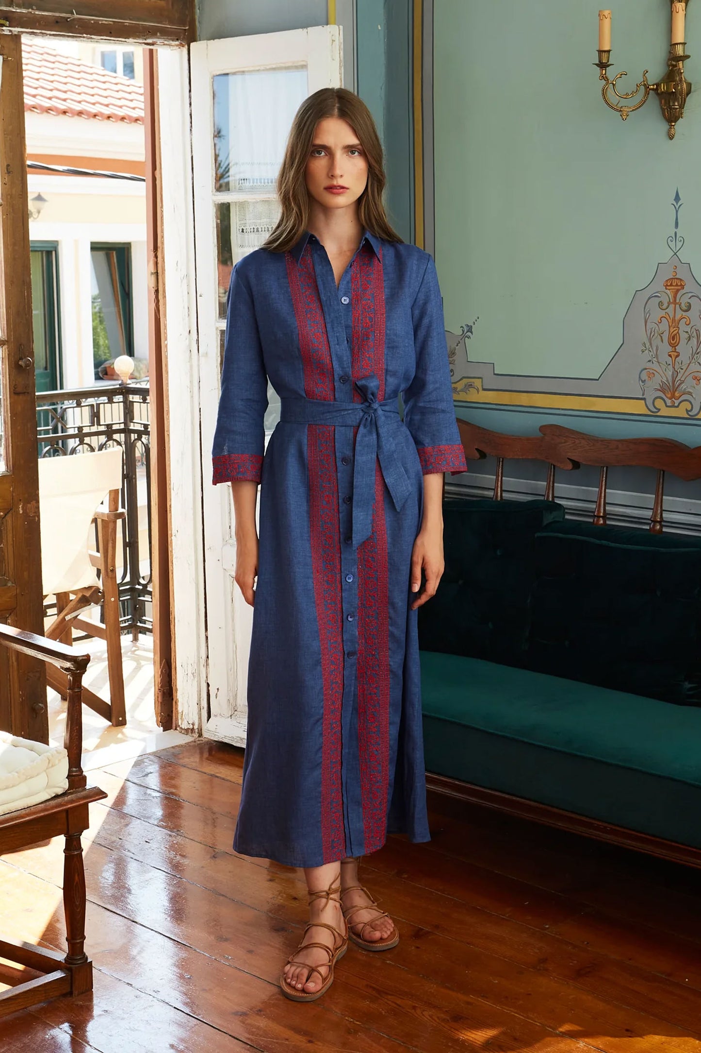 Raid Linen Dress