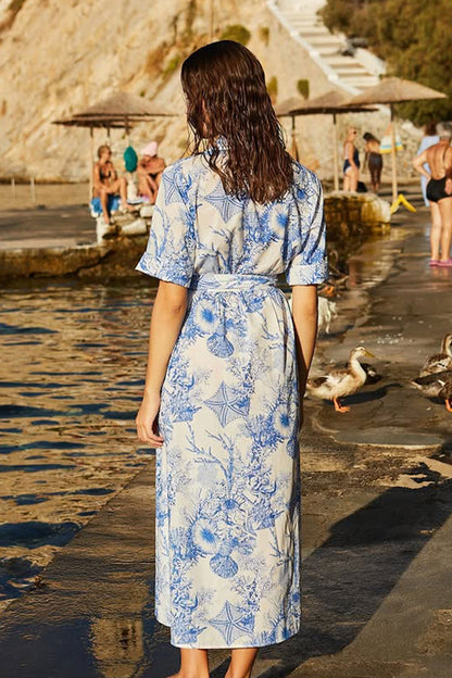 Valerie Midi Short Sleeve Dress