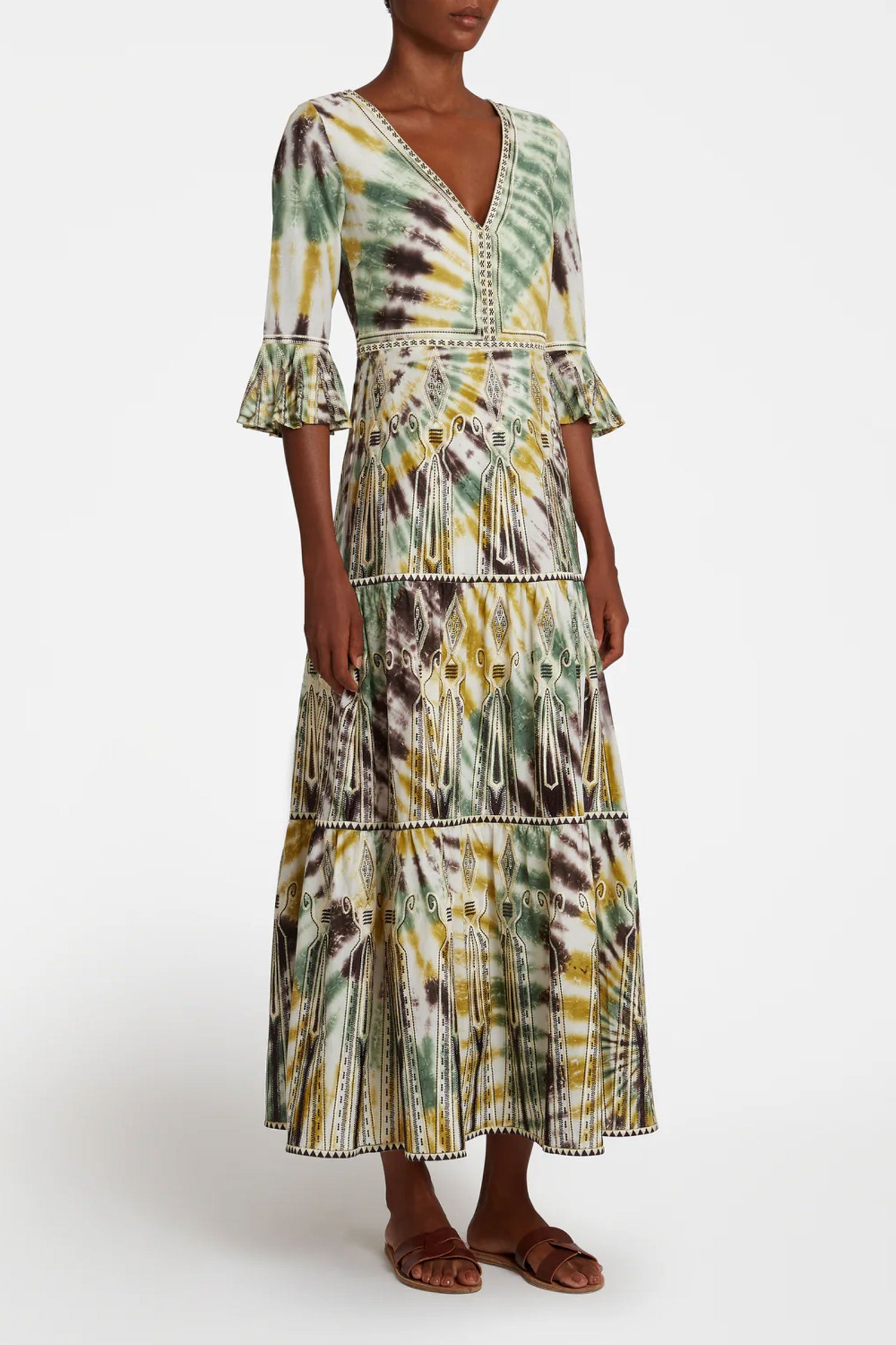 Bella Tie Dye Embroidery Dress Samantha Ogilvie Bella Tie Dye Embroidery Dress Samantha Ogilvie