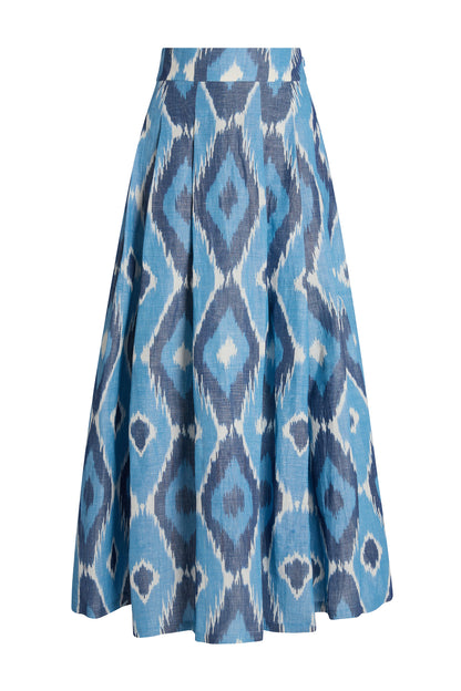 Flaminia Diamond Ikat Skirt