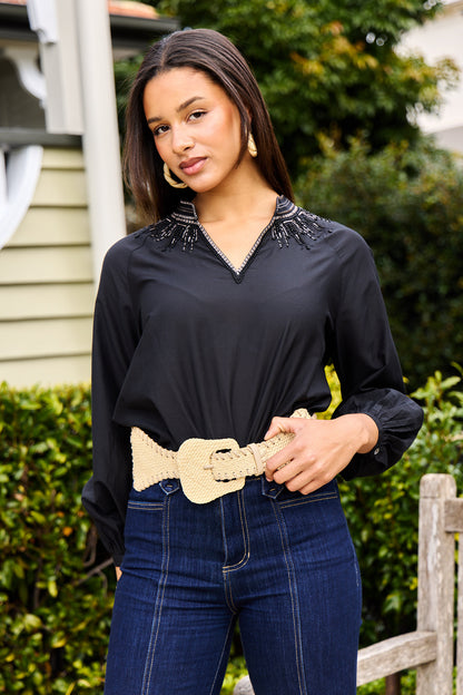 Illizia Byzantine Embroidered Shirt