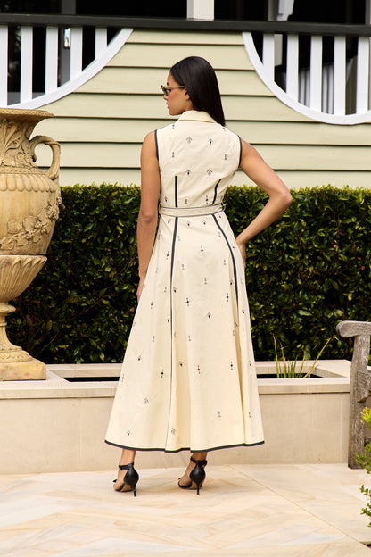 Miralda Byzantine Embroidered Dress