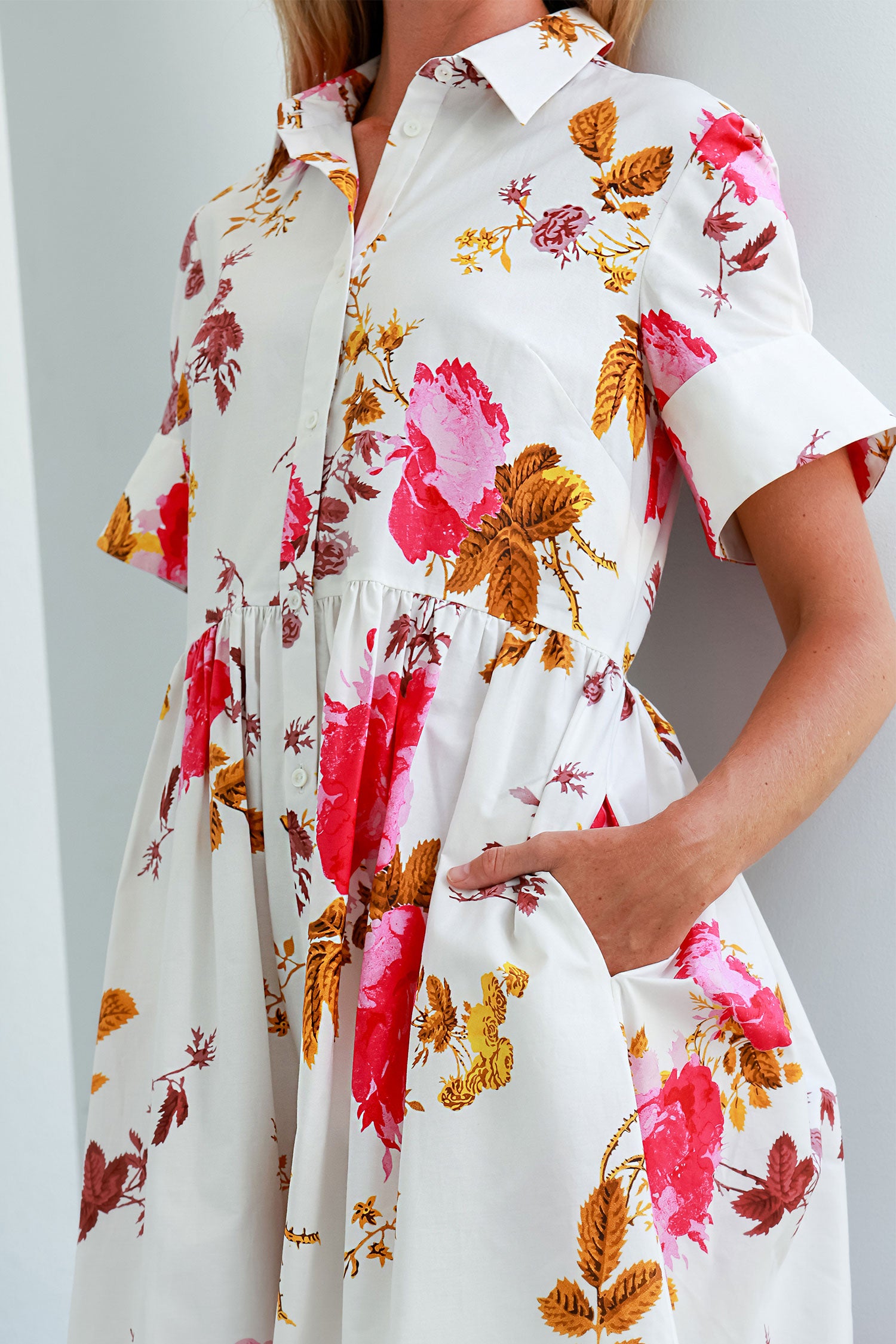 Fit And Flare Shirt Dress - FINAL SALE Samantha Ogilvie Fit And Flare Shirt Dress - FINAL SALE Samantha Ogilvie