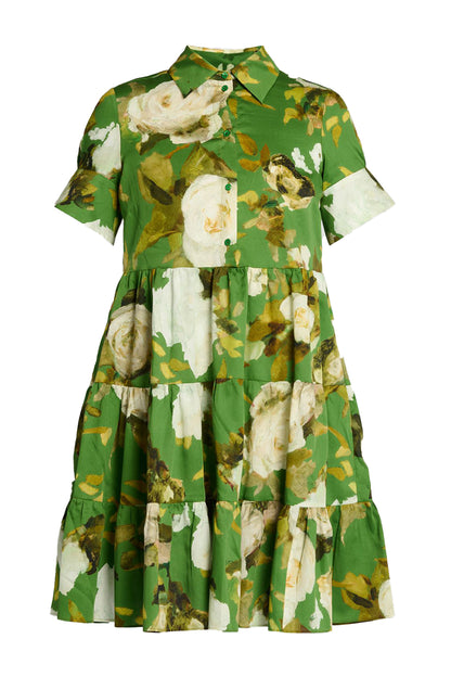 Short Sleeve Mini Shirt Dress