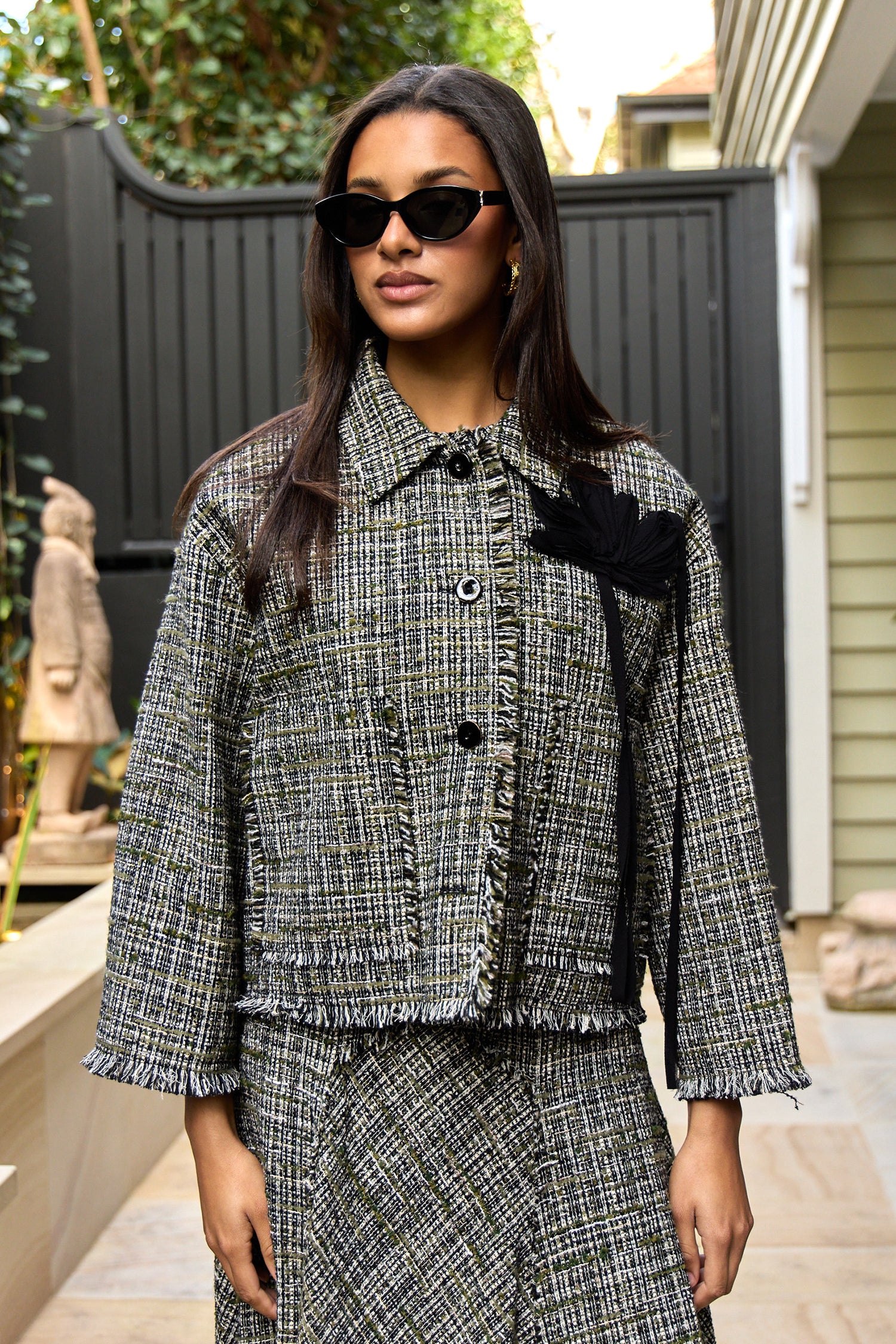 ジャケット・アウター epa tweed short jacket ジャケット・アウター epa tweed short jacket tweed short