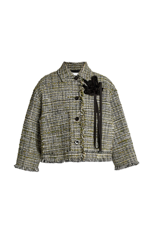 Tweed Boxy Crop Jacket