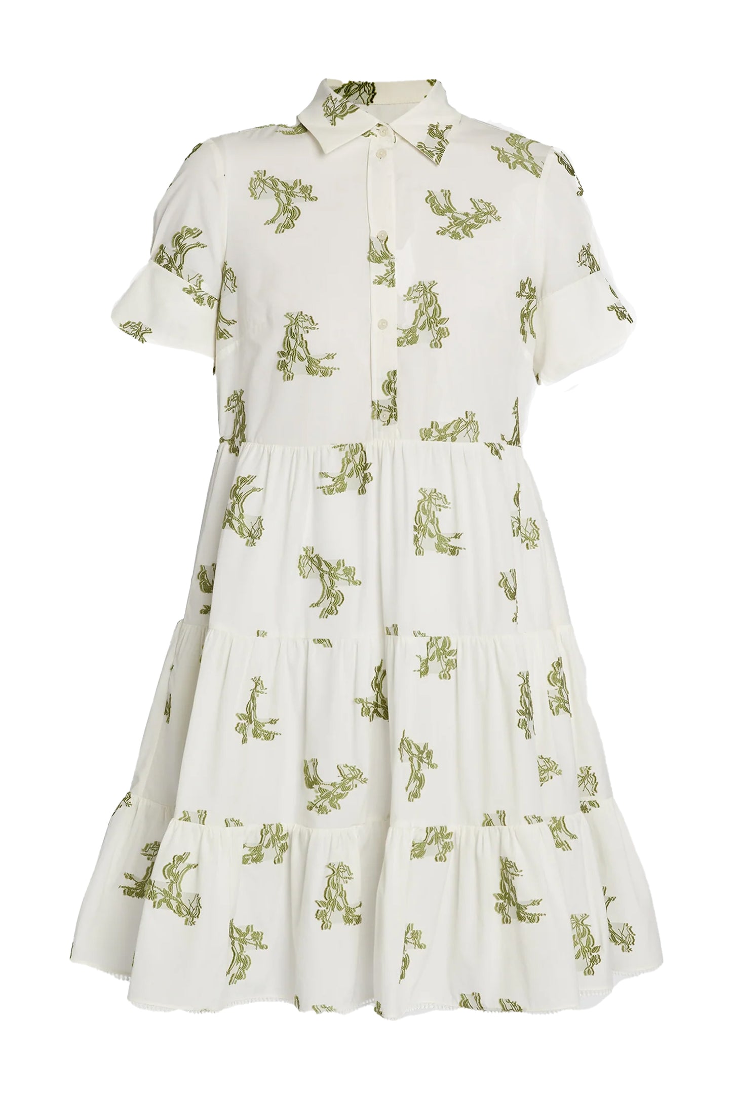 Short Sleeve Mini Shirt Dress