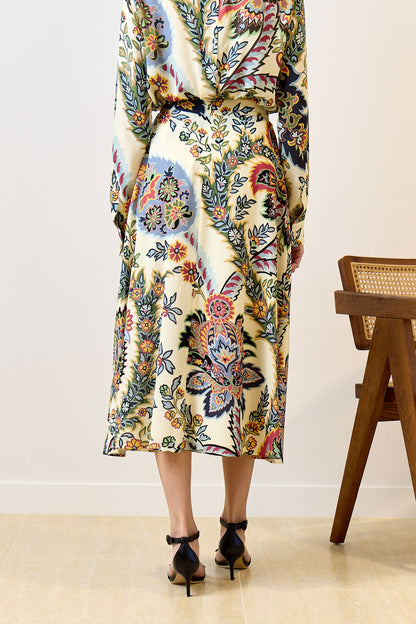 Botanical Midi Skirt