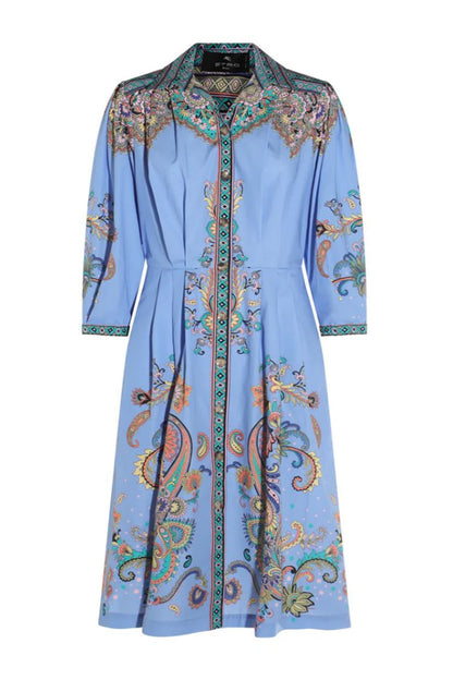 Paisley Long Sleeve Dress