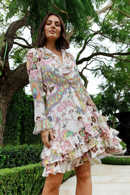 Ruffled Mini Dress