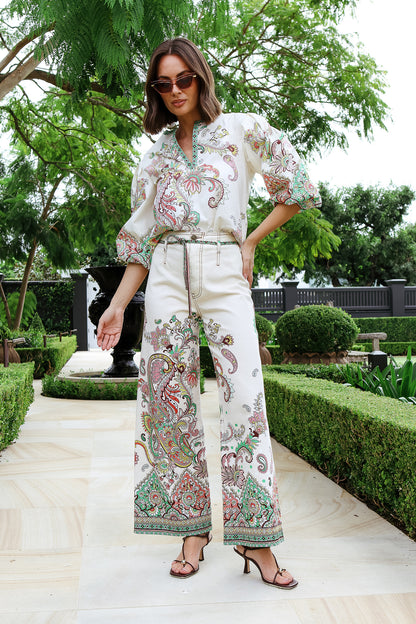 Printed Cotton Top