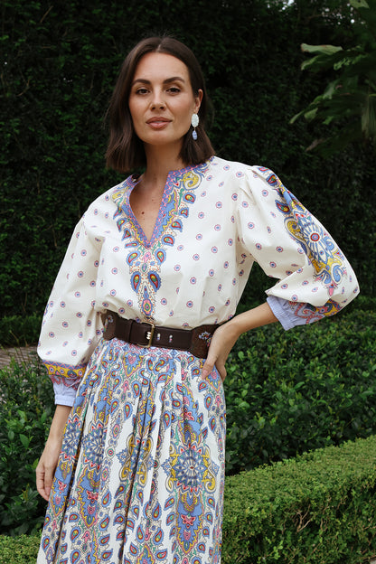 Printed Cotton Top