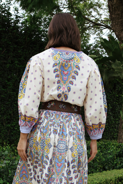 Printed Cotton Top