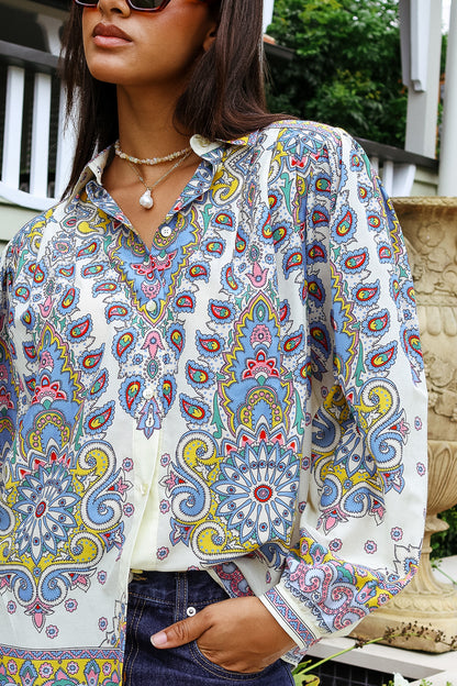 Paisley Print Shirt