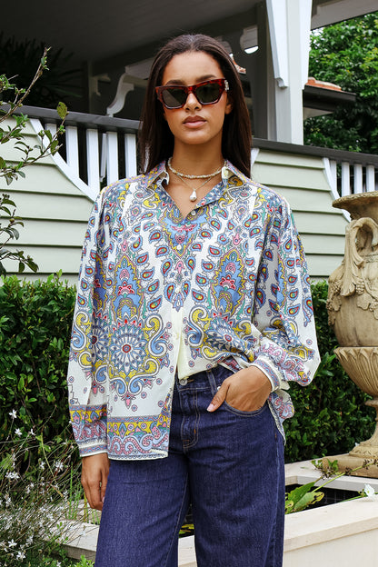 Paisley Print Shirt