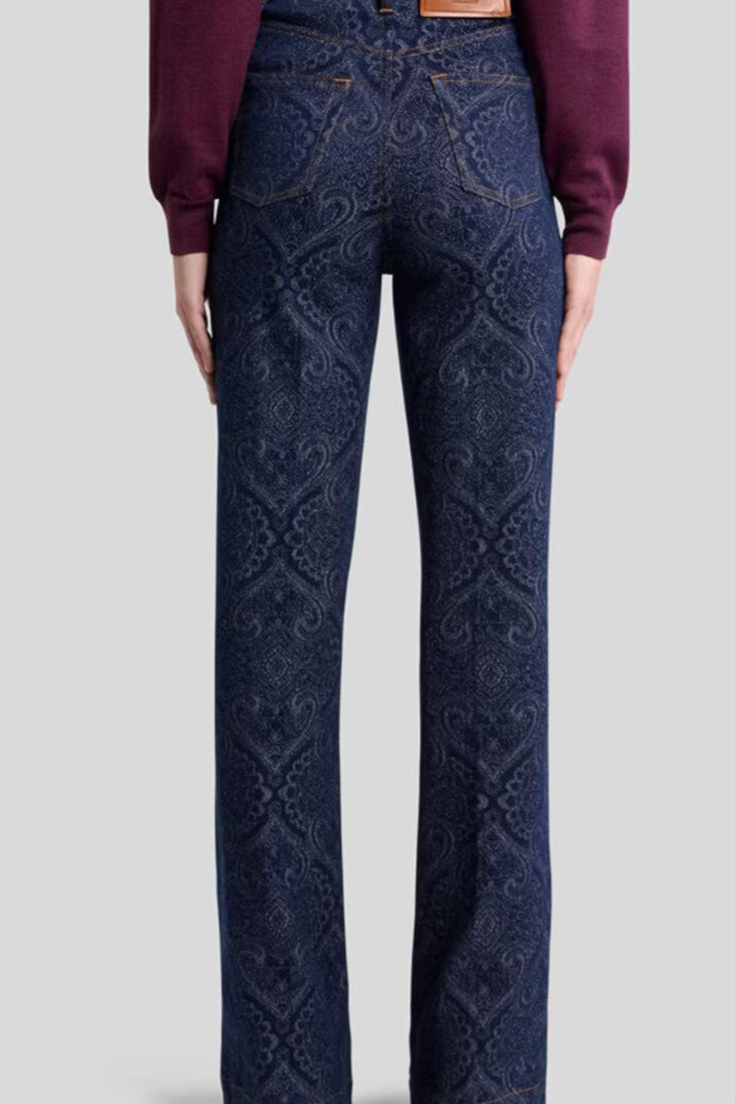 Flared Paisley Jean