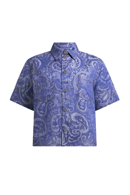 Paisley Denim S/S Shirt
