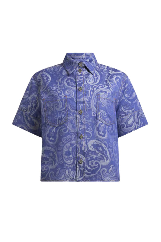Paisley Denim S/S Shirt