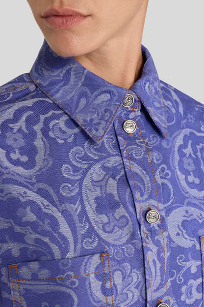 Paisley Denim S/S Shirt