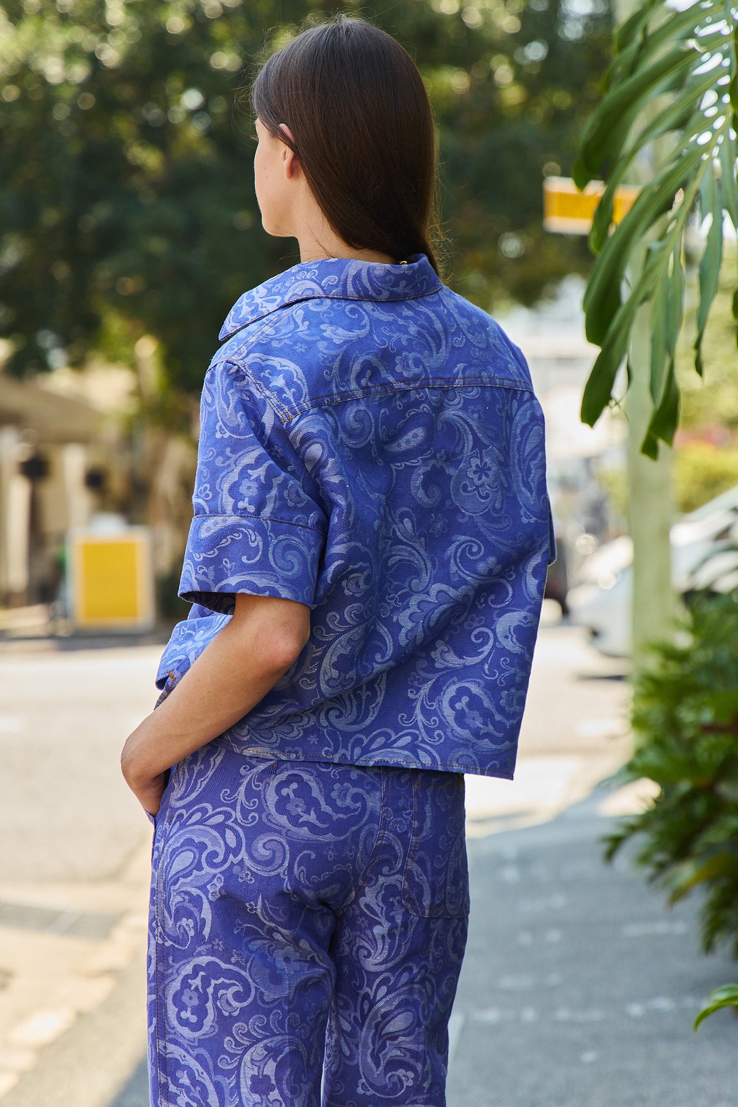 Paisley Denim S/S Shirt