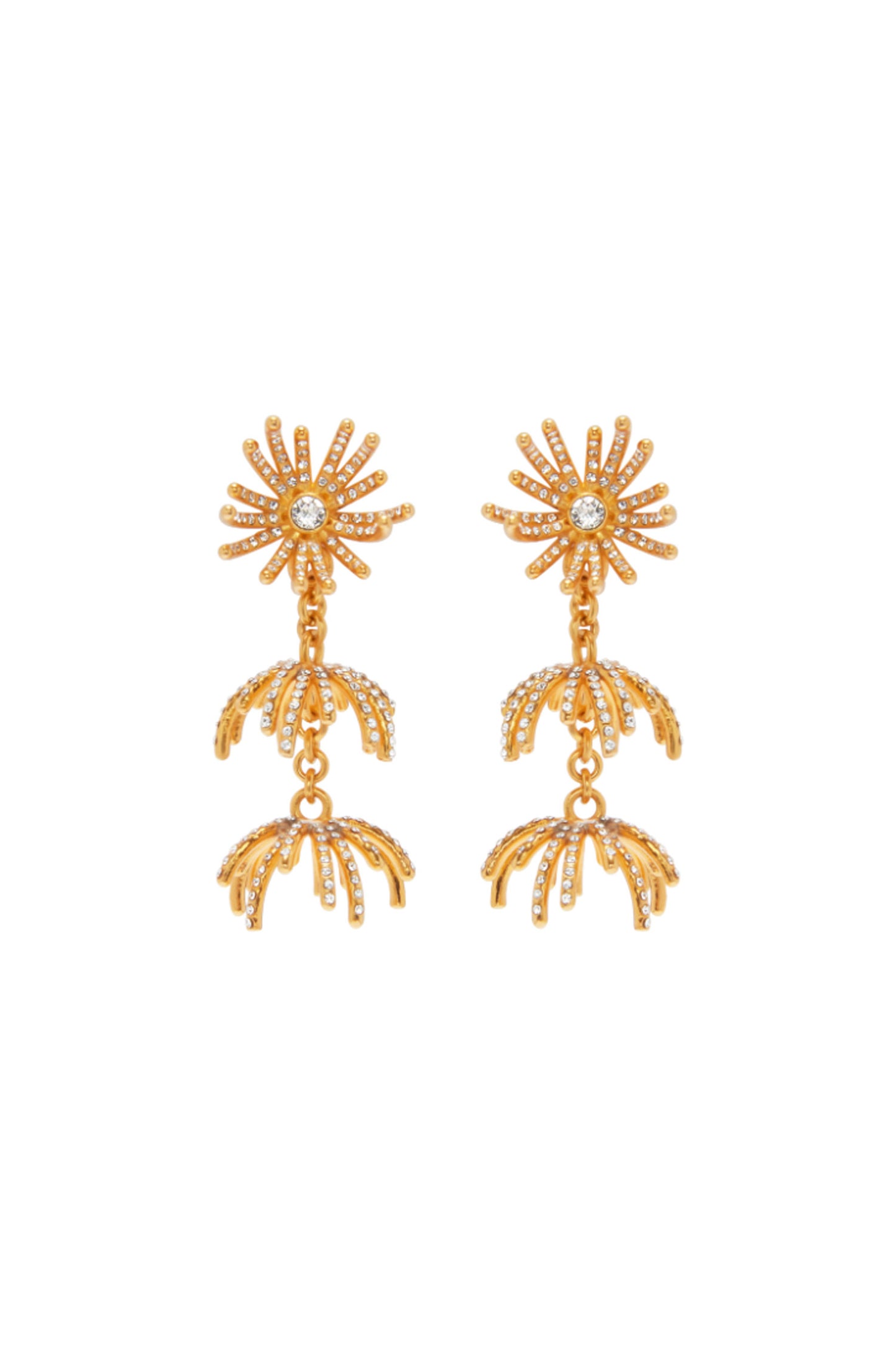 Firework Crystal Chandelier Earring